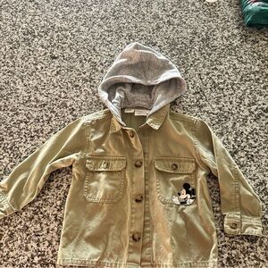 Baby Disney Zara Olive Demin Shirt